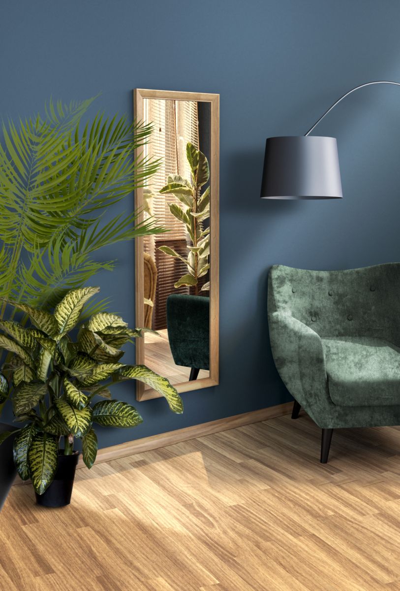 Styler Paris lustro prostokątne 47x147 cm rama dąb mat LU-12295 - Wysyłka w 24h