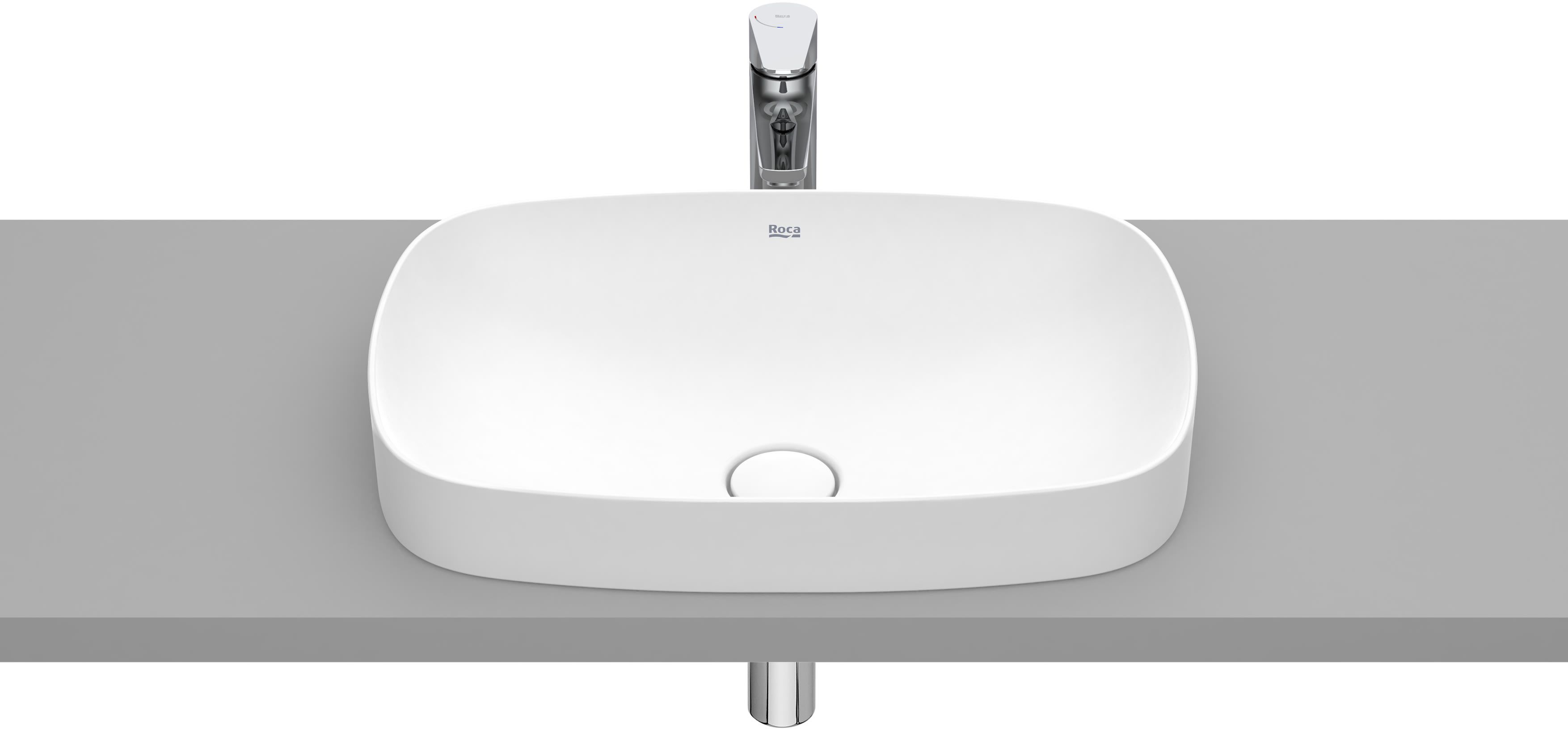 Roca Inspira Soft umywalka 55x37 cm wpuszczana biały mat A327504620