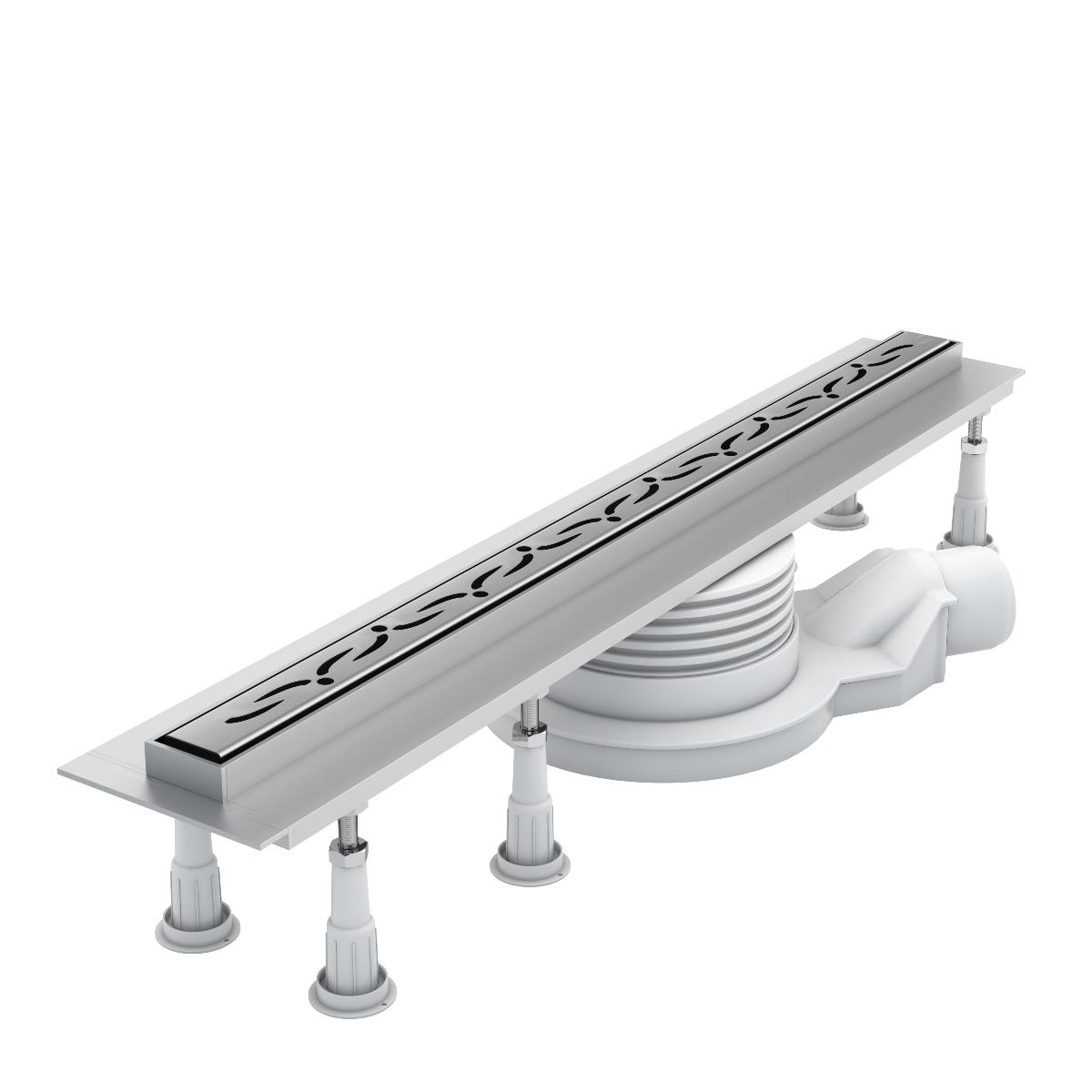 Schedpol Slim Lux odpływ liniowy 80 cm z rusztem OLSP80/SLX