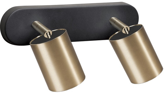 Nowodvorski Lighting Eye Spot Brass II kinkiet 2x10W mosiądz/czarny 8817