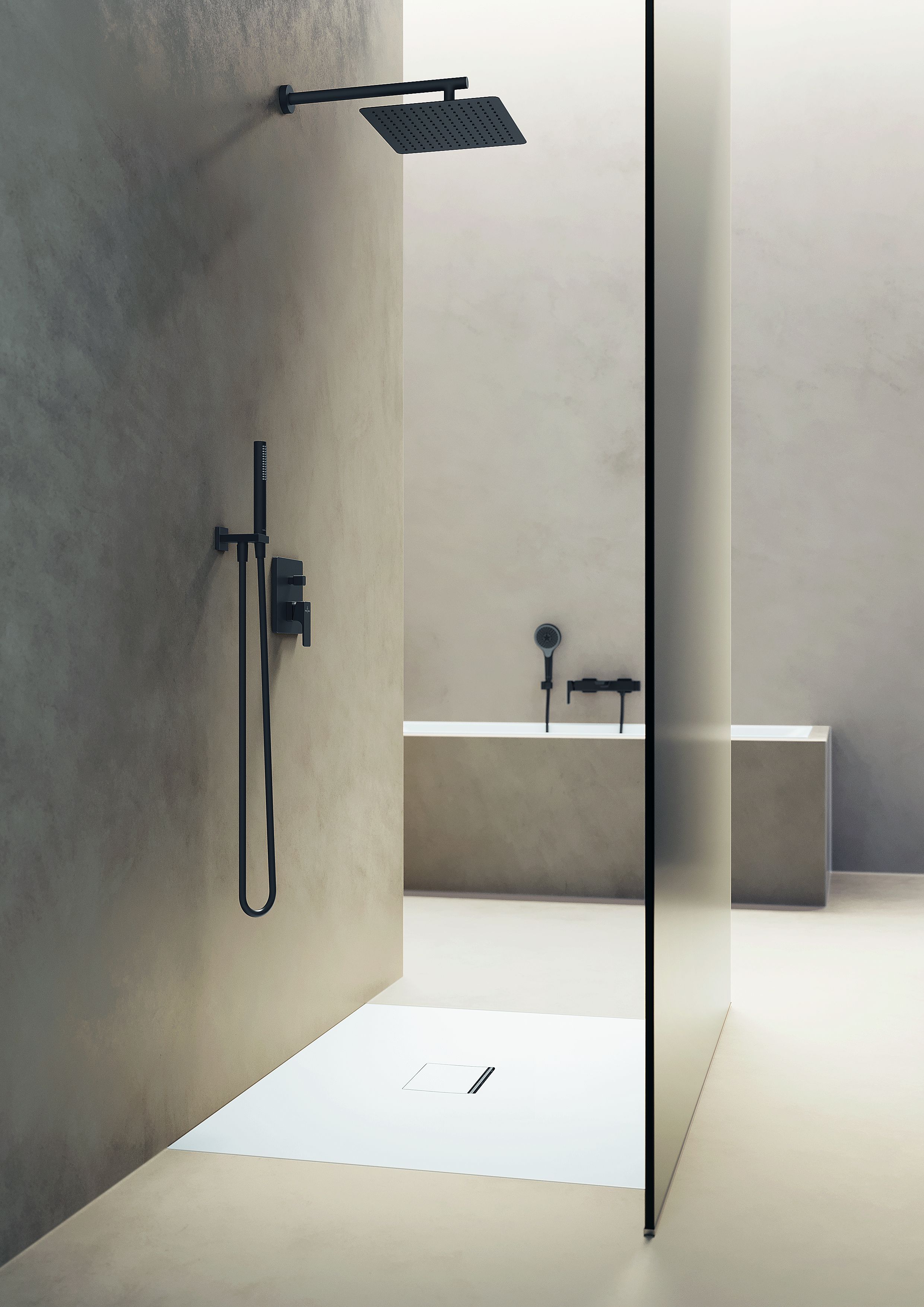 Villeroy & Boch Subway 3.0 bateria wannowo-prysznicowa podtynkowa czarny mat TVS112003000K5 - Wysyłka w 24h