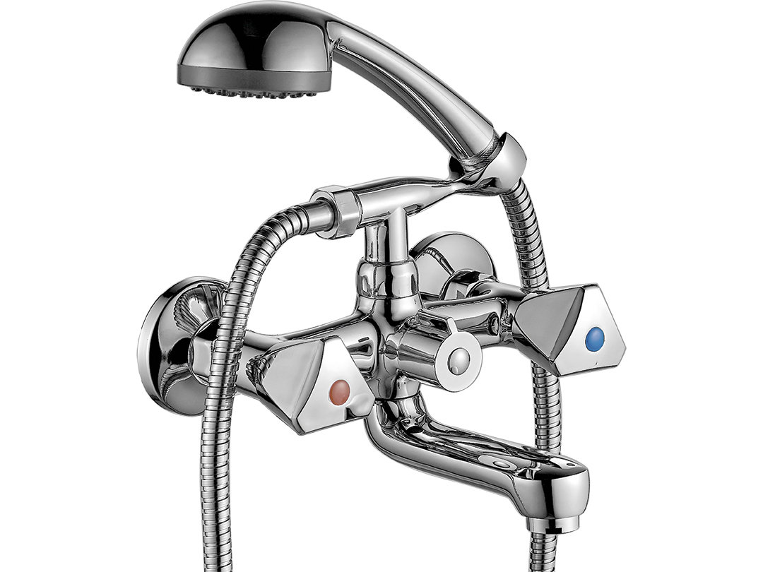 Kuchinox Norm bateria wannowo-prysznicowa ścienna chrom BQN011D - Wysyłka w 24h
