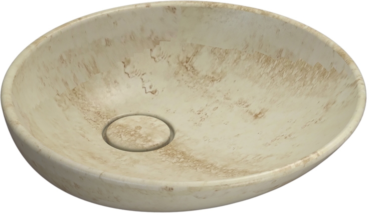 Globo Free korek do umywalki travertino LARTR