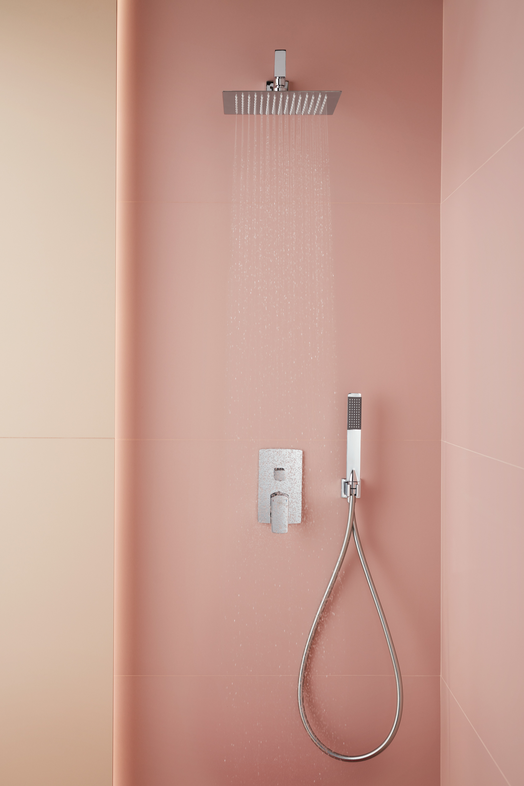 KFA Armatura Mokait zestaw prysznicowy podtynkowy z deszczownicą chrom 5539-511-00