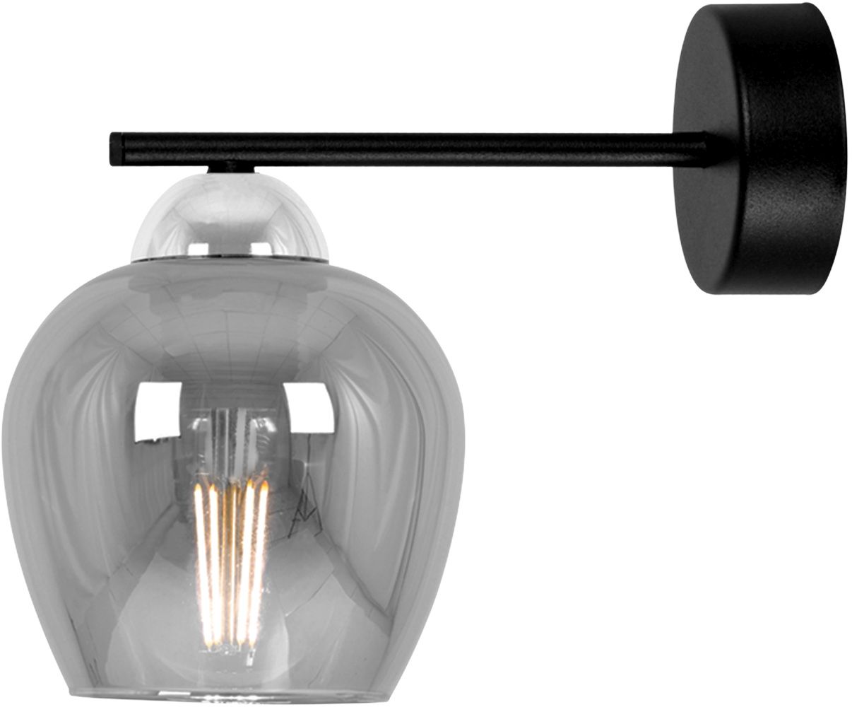 Kaja Nira kinkiet 1x15 W czarny-chrom K-5613