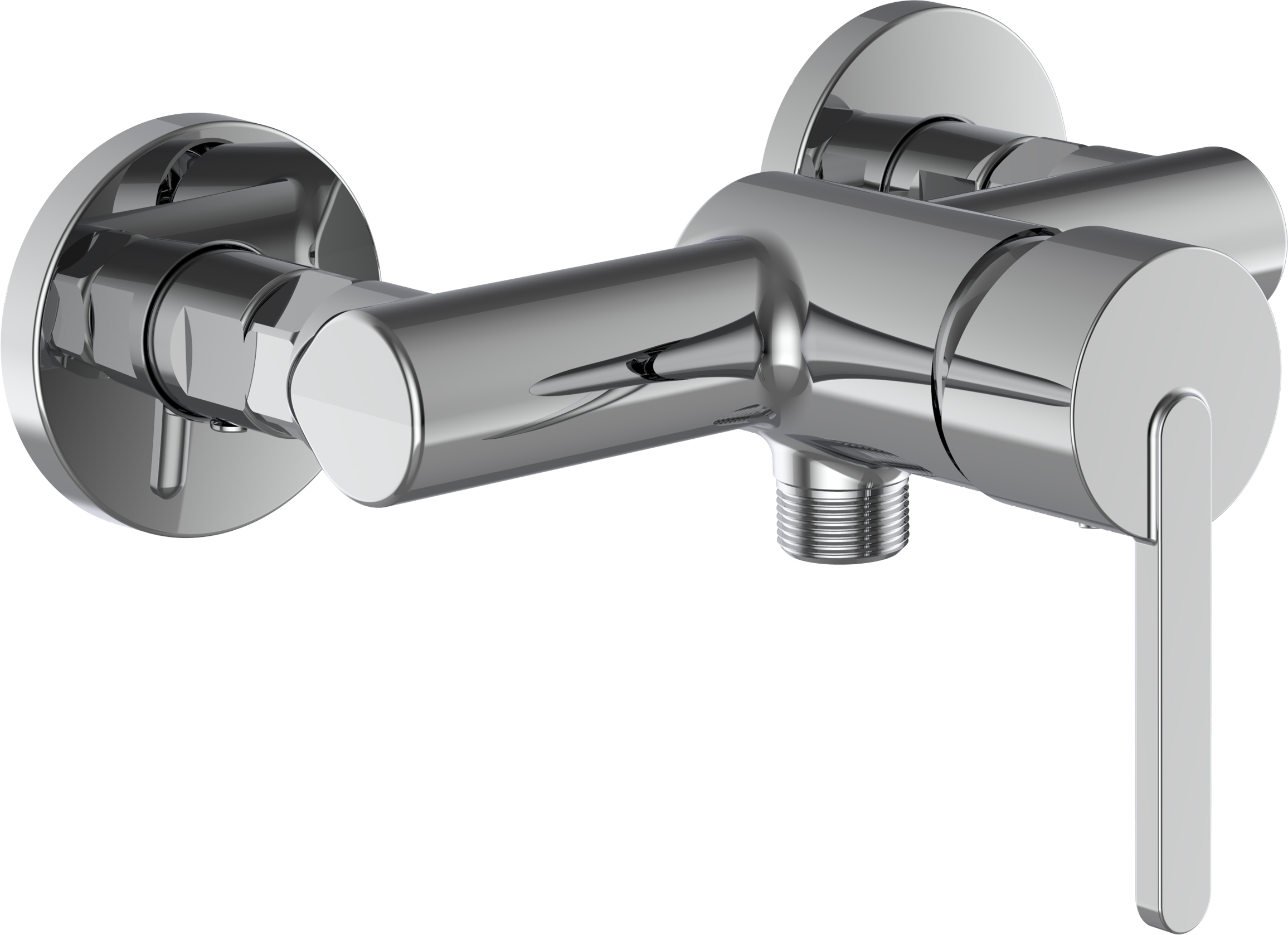 Laufen Lua bateria prysznicowa ścienna chrom H3310810041311