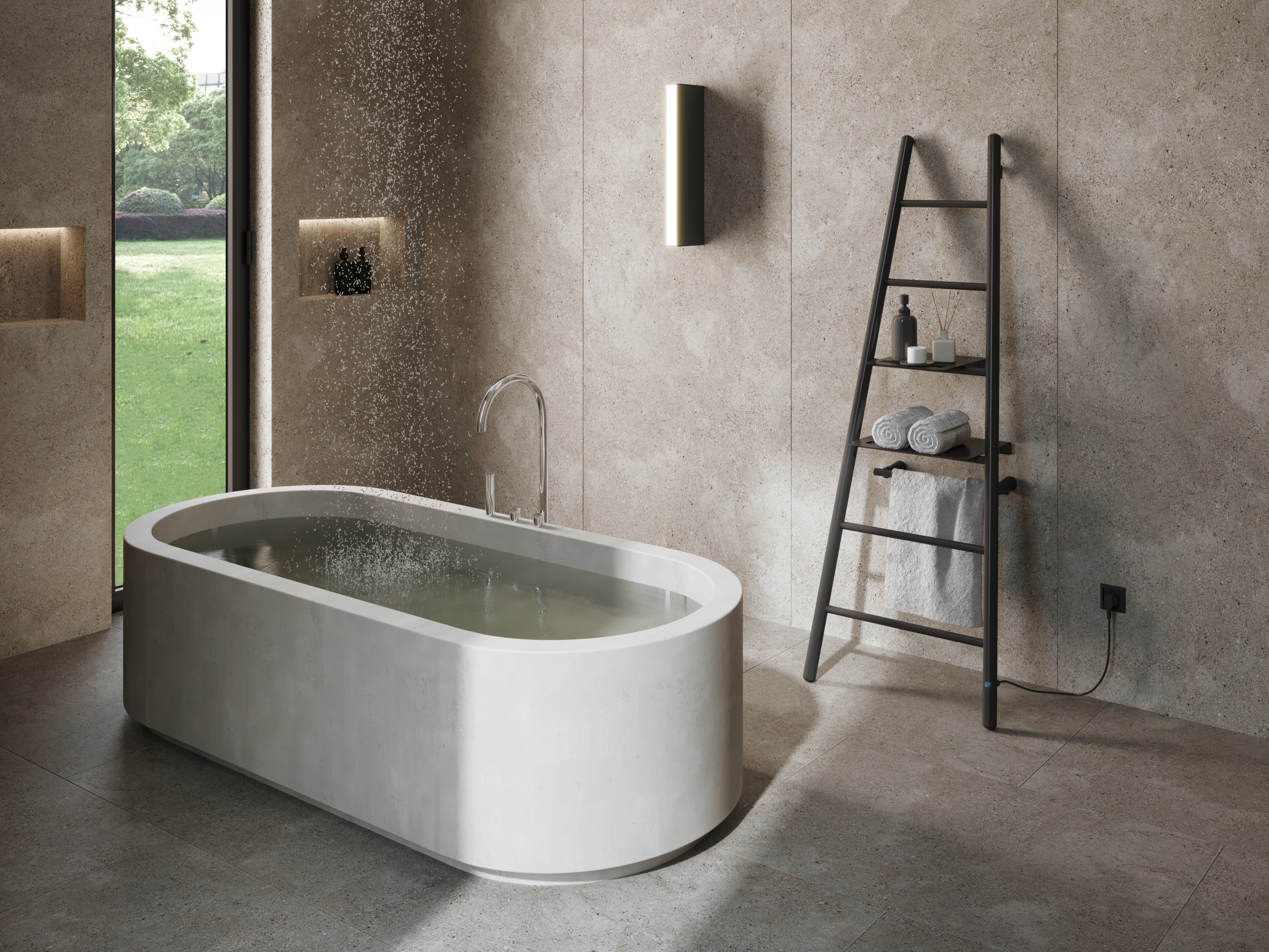 Instal Projekt Escada Electro grzejnik elektryczny 160x60 cm czarny ESCE1-60/160C31 - Wysyłka w 24h