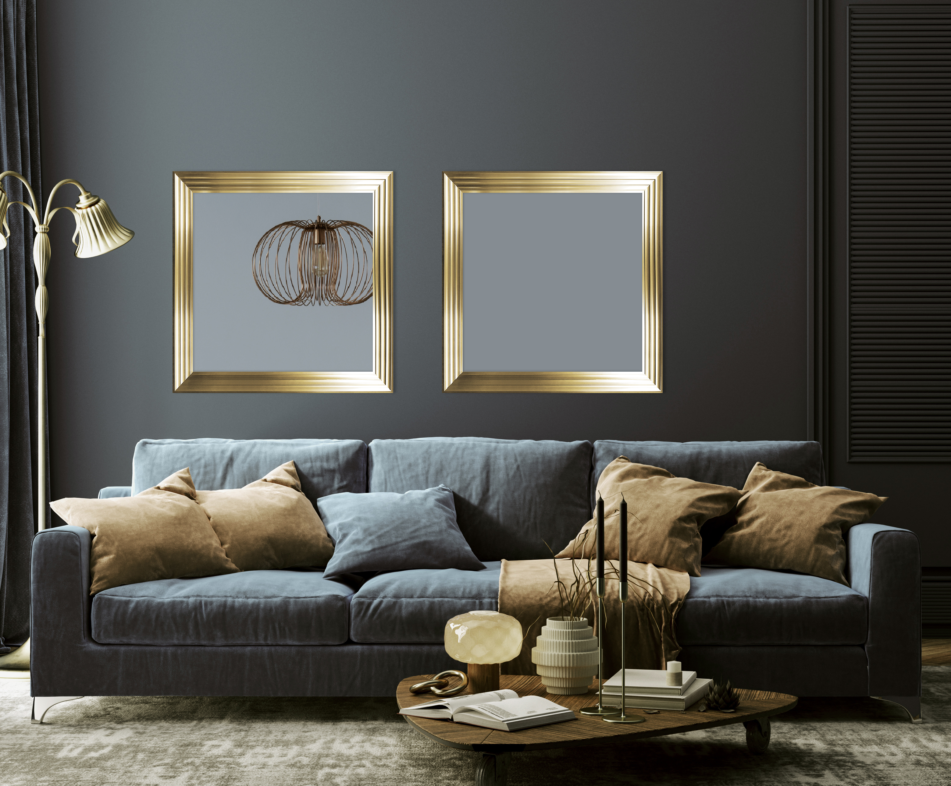 Ars Longa Malaga lustro 184x74 cm prostokątne złote MALAGA60170-Z