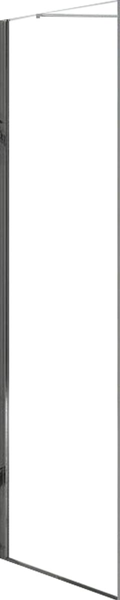 Rea Molier ścianka prysznicowa 80 cm boczna chrom/szkło przezroczyste REA-K8534 - Wysyłka w 24h