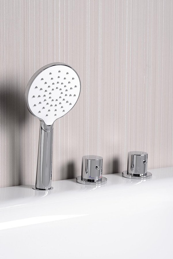 Sapho słuchawka prysznicowa biały/chrom 1204-28 - Wysyłka w 24h