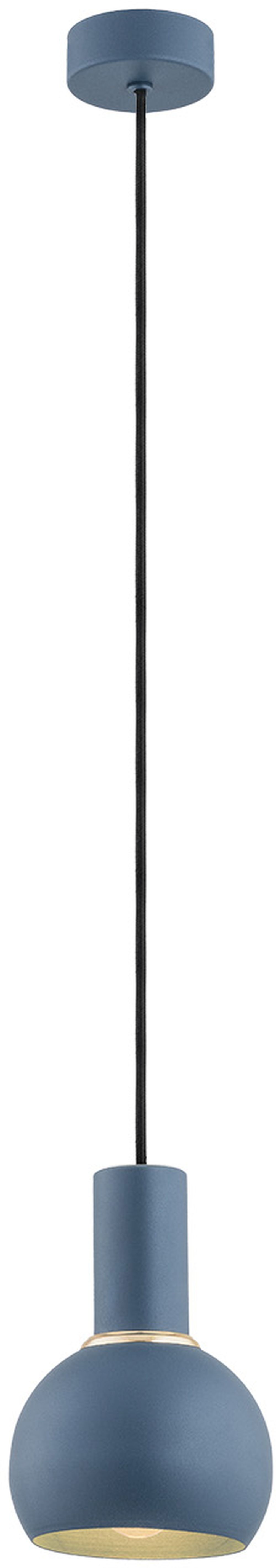 Argon Sines lampa wisząca 1x15W granat/mosiądz 4216