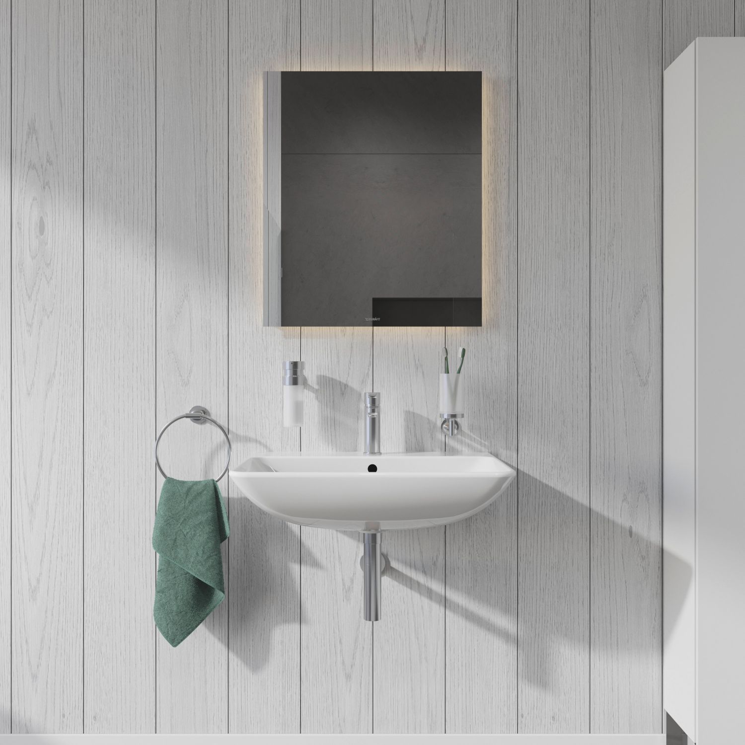 Duravit ME by Starck umywalka 65x49 cm ścienna prostokątna biała 2335650000 - Wysyłka w 24h