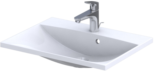 Oristo Amelia umywalka 60x46 cm meblowa prostokątna biała UME-AM-60-92 - Wysyłka w 24h