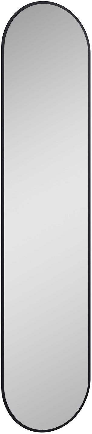 Elita Sharon lustro 35x150 cm owalne z oświetleniem black matt RE060350010560