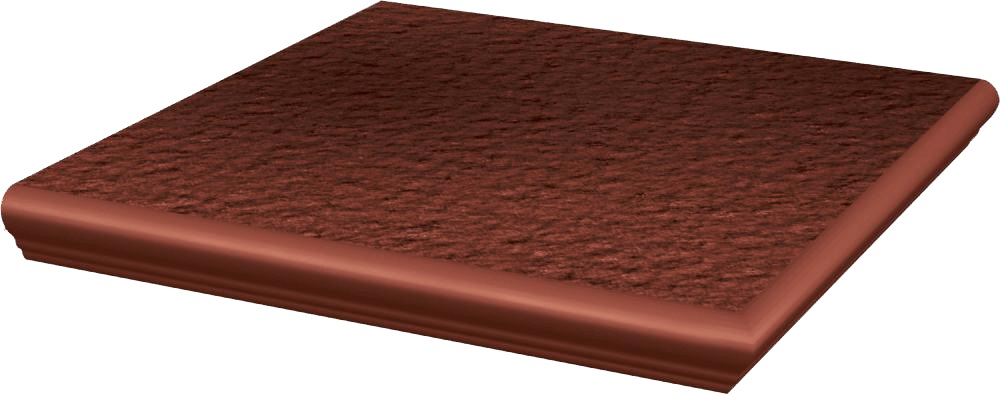 Paradyż Cloud stopnica 33x33 cm STR narożna kapinos czerwony mat