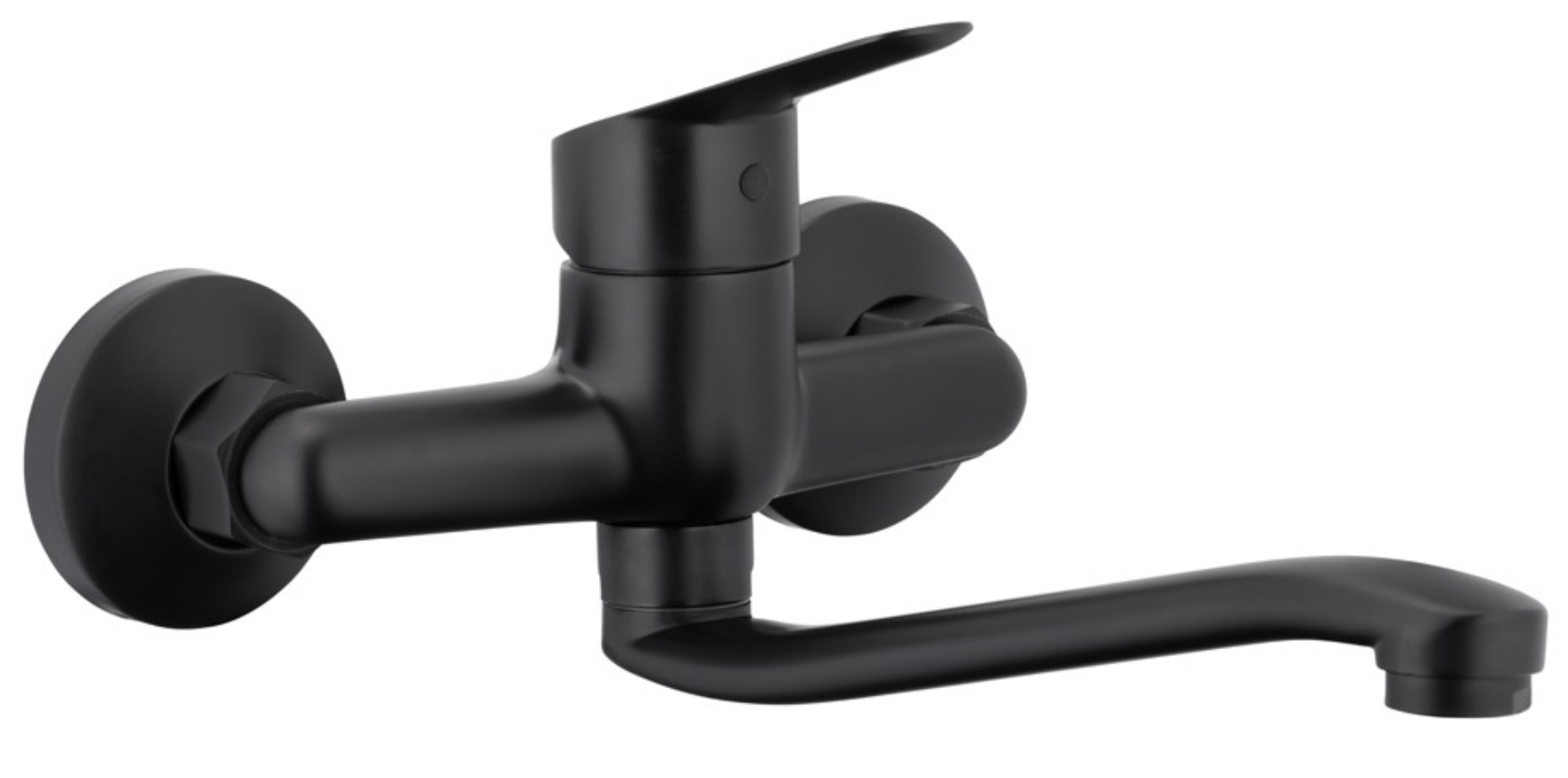 KFA Armatura Sparc bateria kuchenna ścienna czarna 5410-910-81