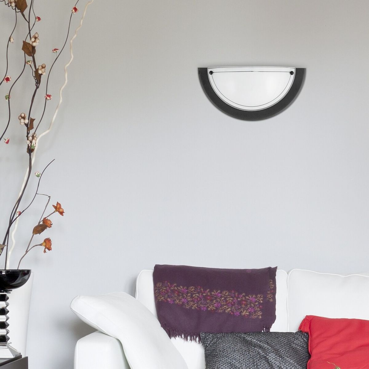 Rabalux Ufo kinkiet 1x60W czarny 5163 - Wysyłka w 24h