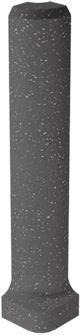 Paradyż Bazo profil 3x10 cm zewnętrzny sól-pieprz czarny mat