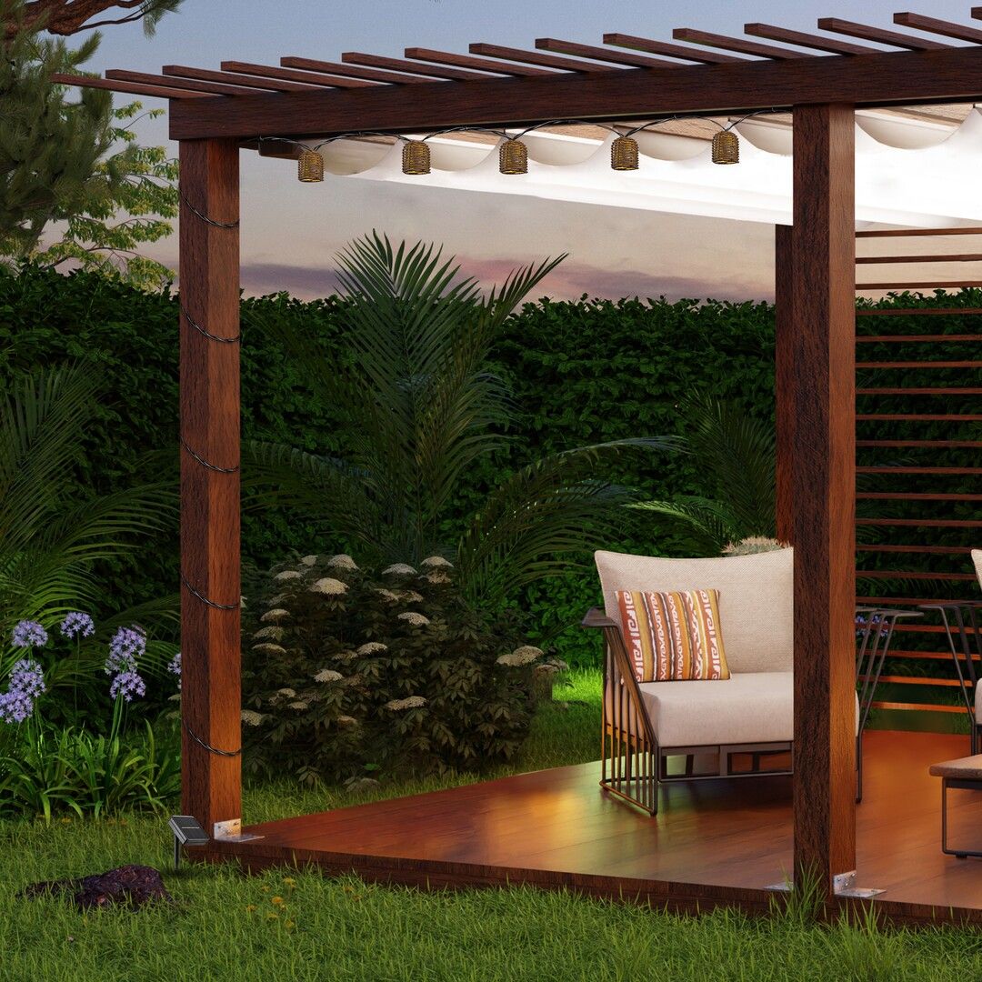 Rabalux Rupit lampa solarna wisząca 10x0,06 W czarny 77047