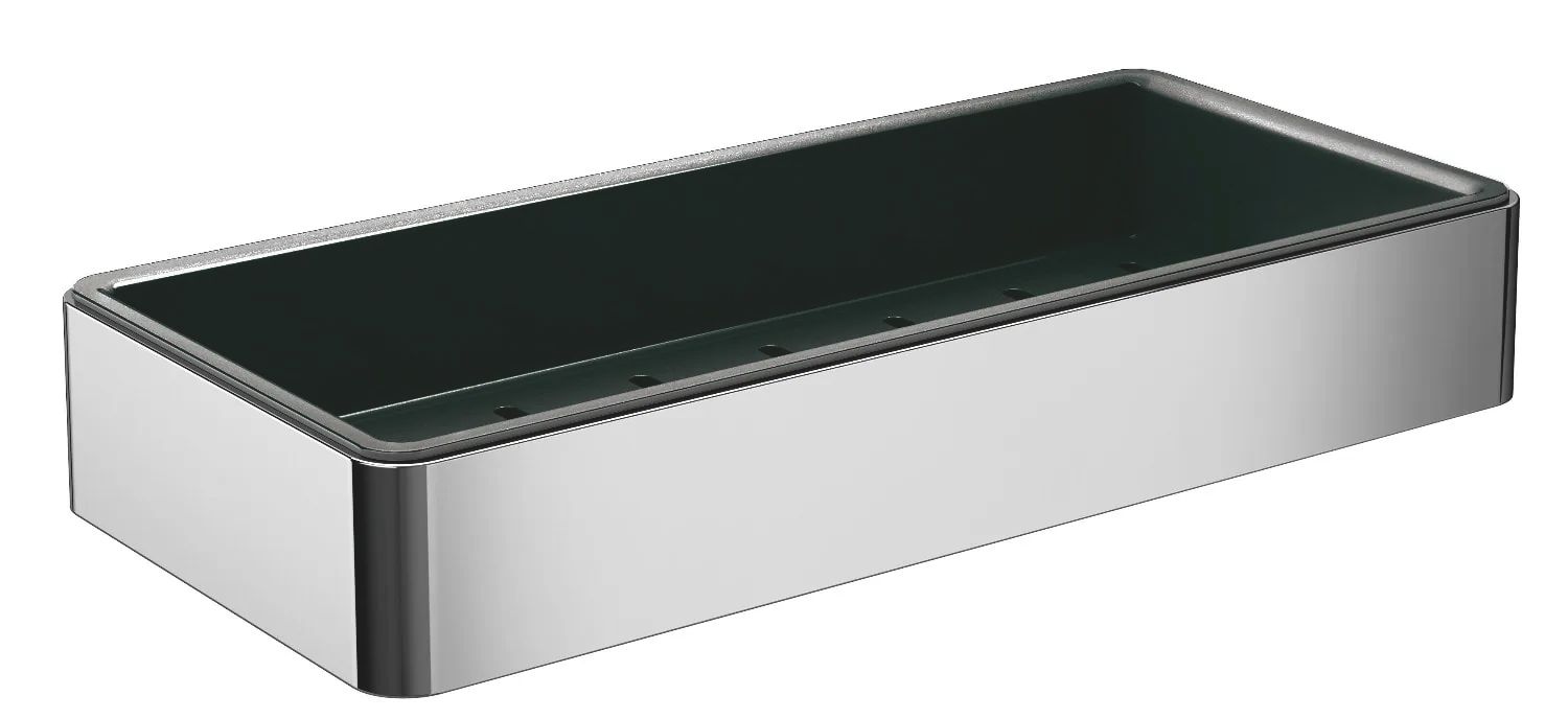 Emco Loft mydelniczka ścienna chrom/czarny 054500502