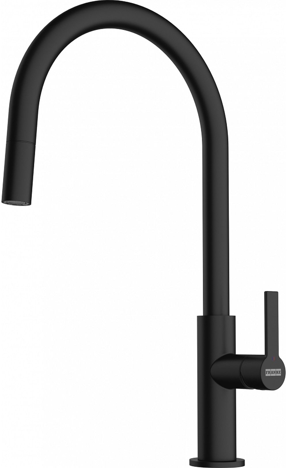 Franke Maris Slim J Pull-Out bateria kuchenna stojąca czarny mat 115.0728.389