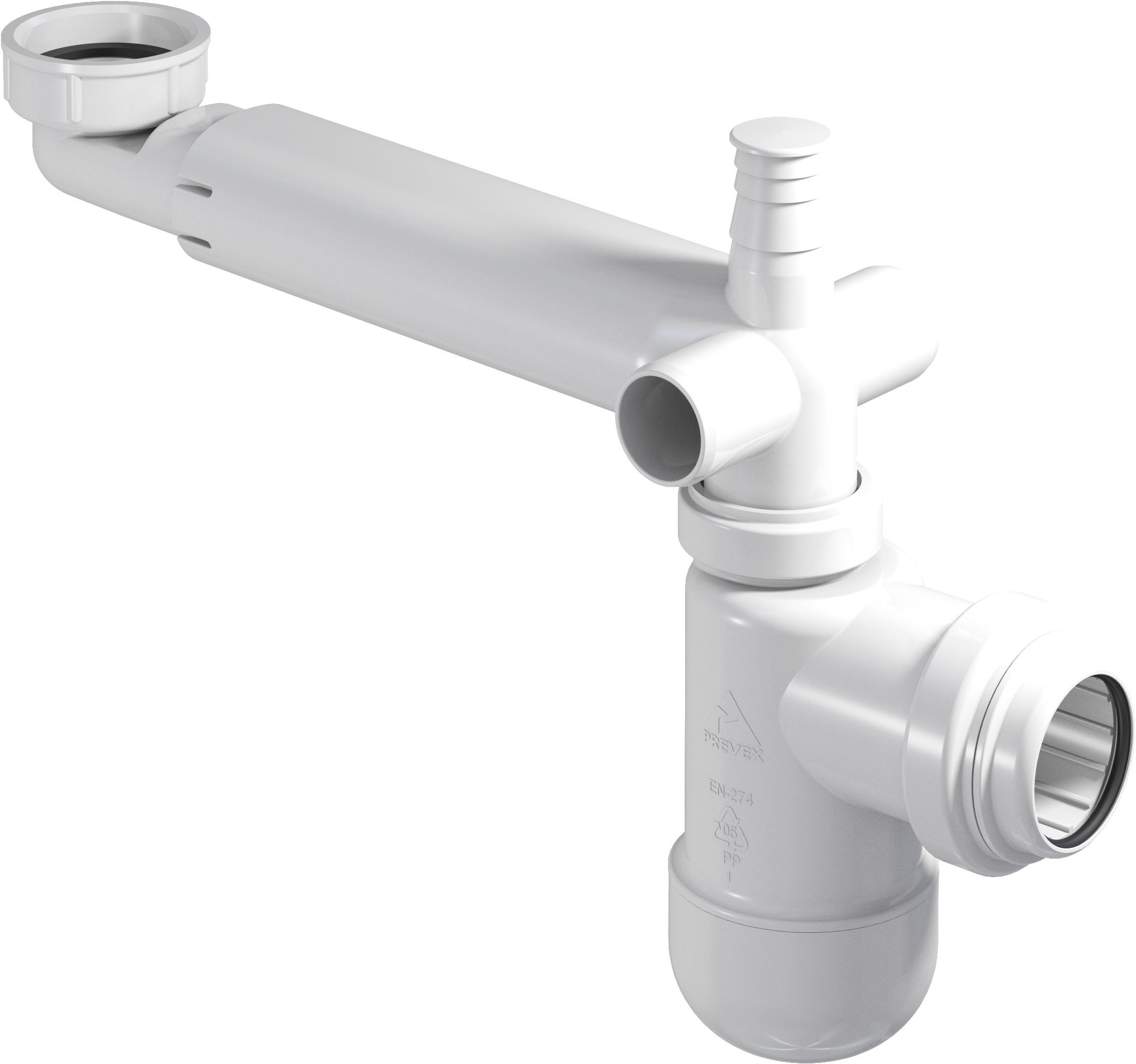 Comad Preloc syfon do umywalki butelkowy biały SYFON PRELOC 330 - Wysyłka w 24h