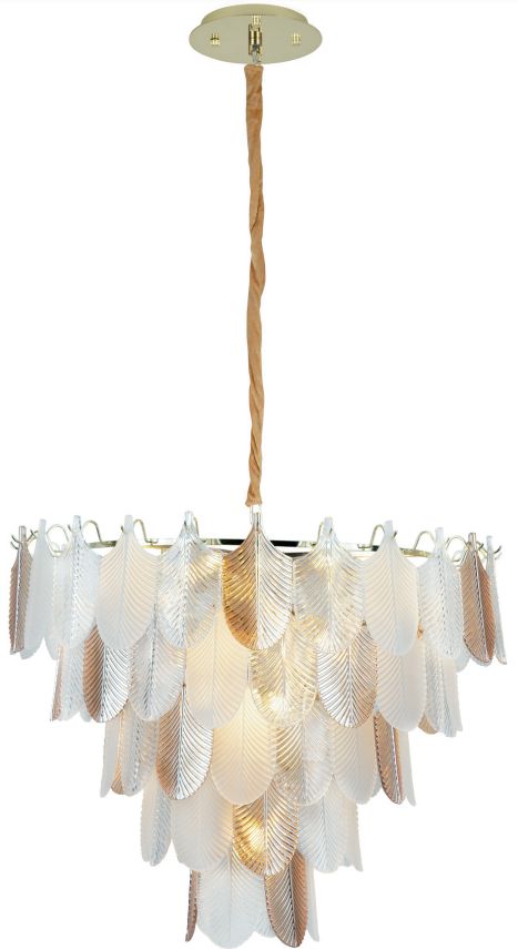 MaxLight Arwena lampa wisząca 15x40W złota P0418