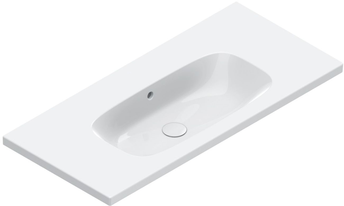 Catalano Alvea umywalka 100x46 cm prostokątna ścienna-meblowa biała 0621010001