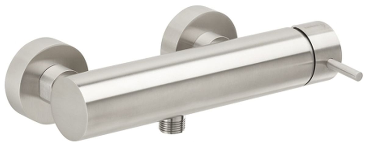 Herzbach Deep iX bateria prysznicowa ścienna stal szczotkowana 28.210000.1.09