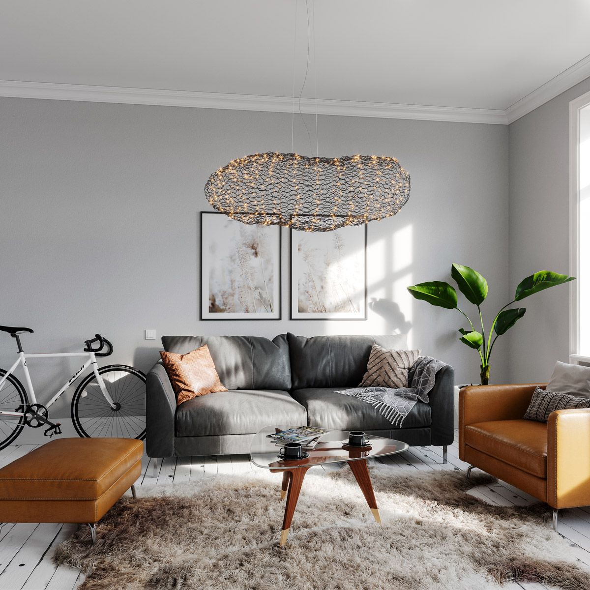 By Rydéns Hayden lampa wisząca 20W LED czarny mat 4201260-4002