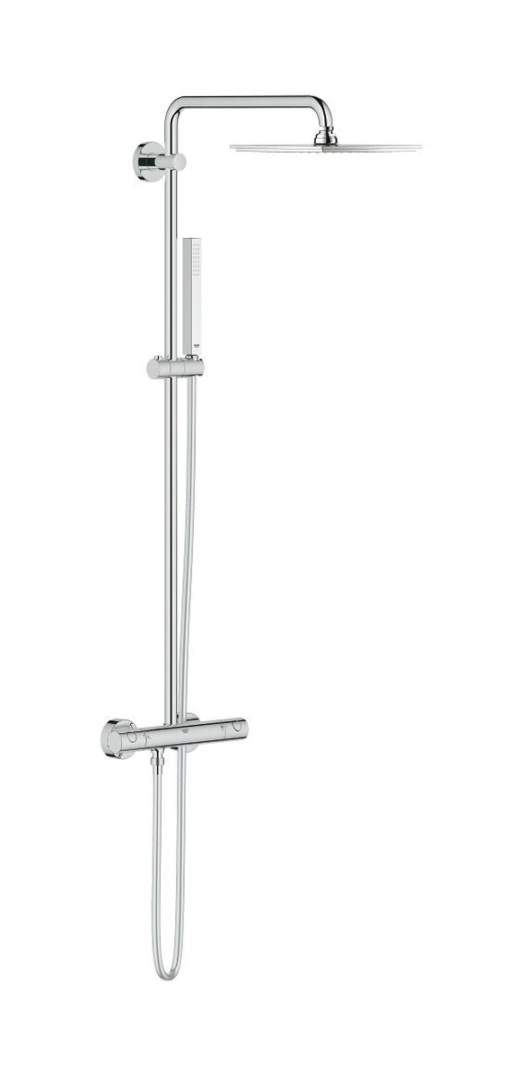 Grohe Euphoria System zestaw prysznicowy ścienny termostatyczny z deszczownicą chrom 26187000