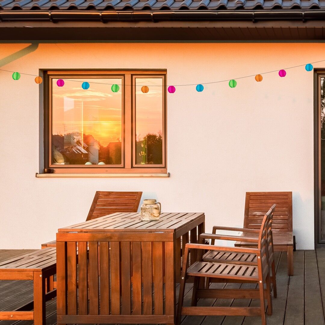 Rabalux Titu lampa solarna wisząca 8x0,06 W multikolor 77048