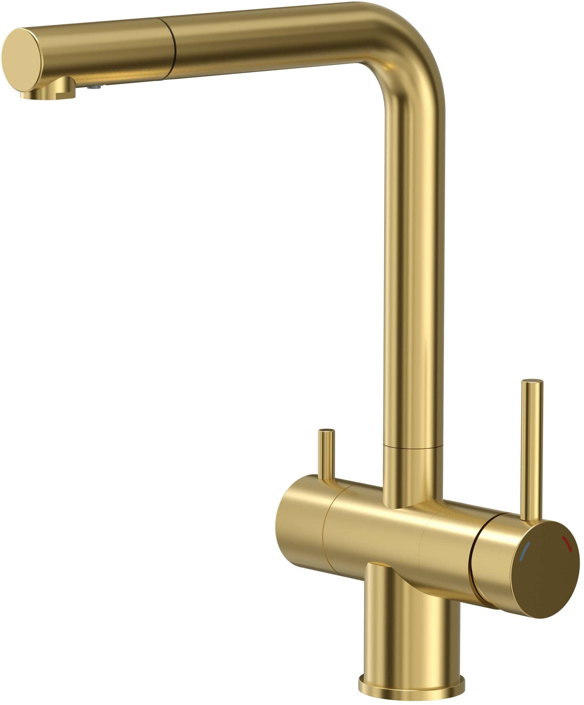 Quadron Ellen bateria kuchenna do filtra wody stojąca złota 3673512_PVDG1