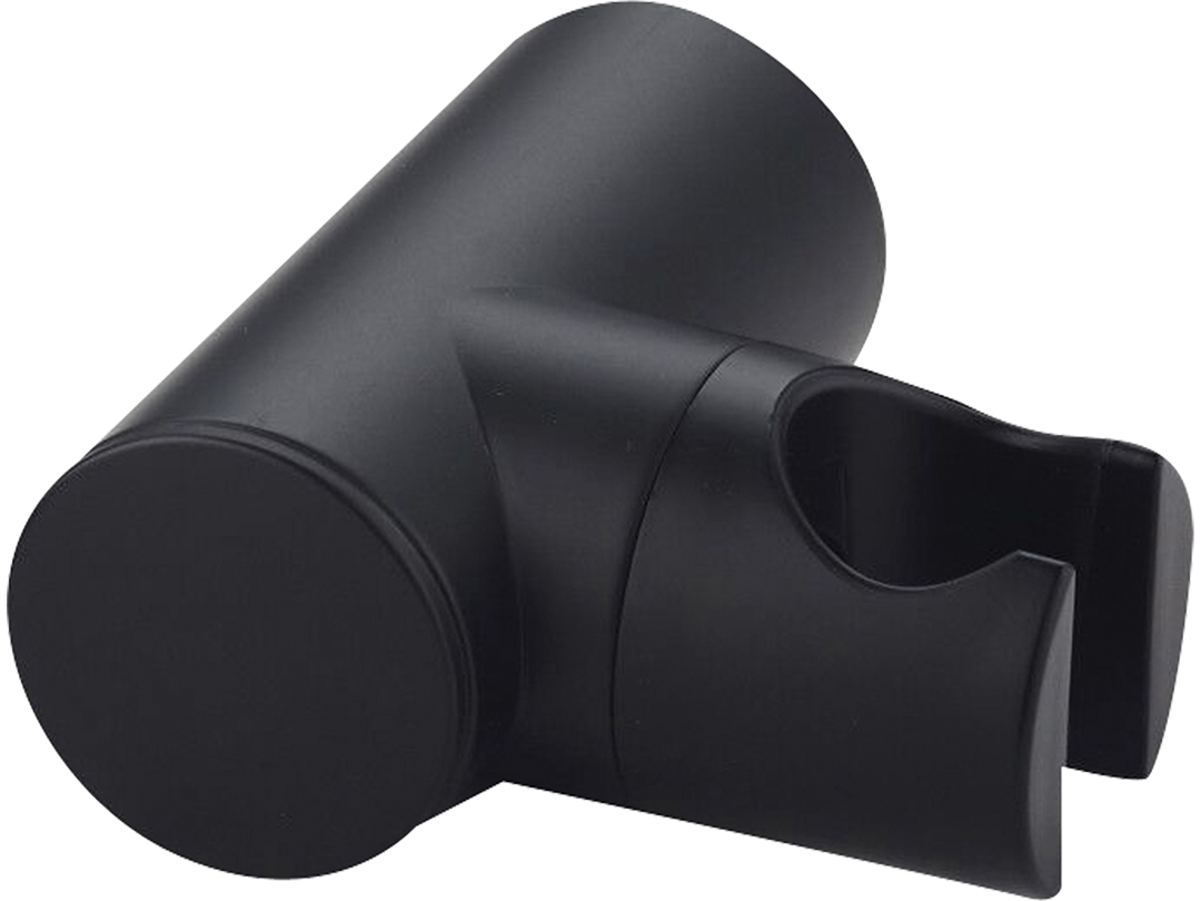 Laveo Rondo uchwyt prysznicowy czarny CNX70AD