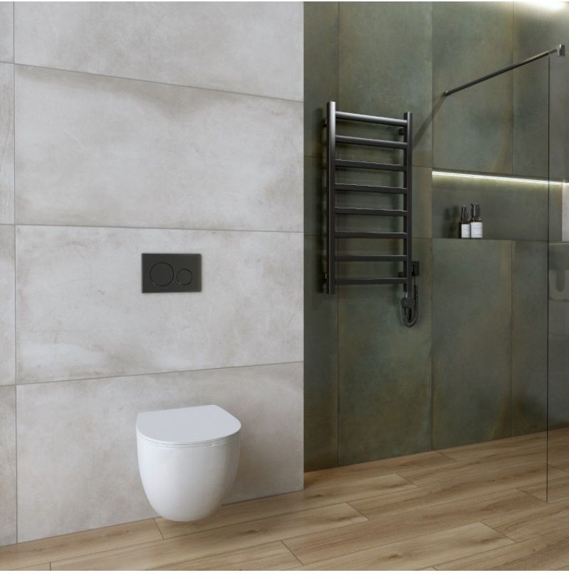 LaVita Lungo grzejnik elektryczny 132x50 cm czarny - Wysyłka w 24h