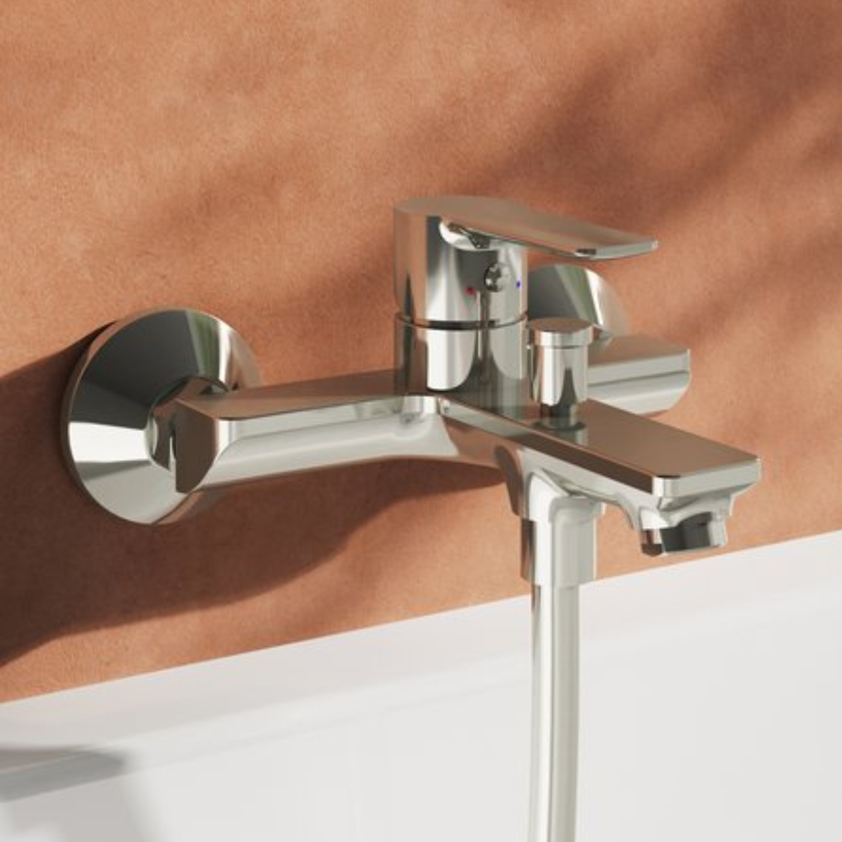 Ravak Solar bateria wannowo-prysznicowa ścienna chrom X070485