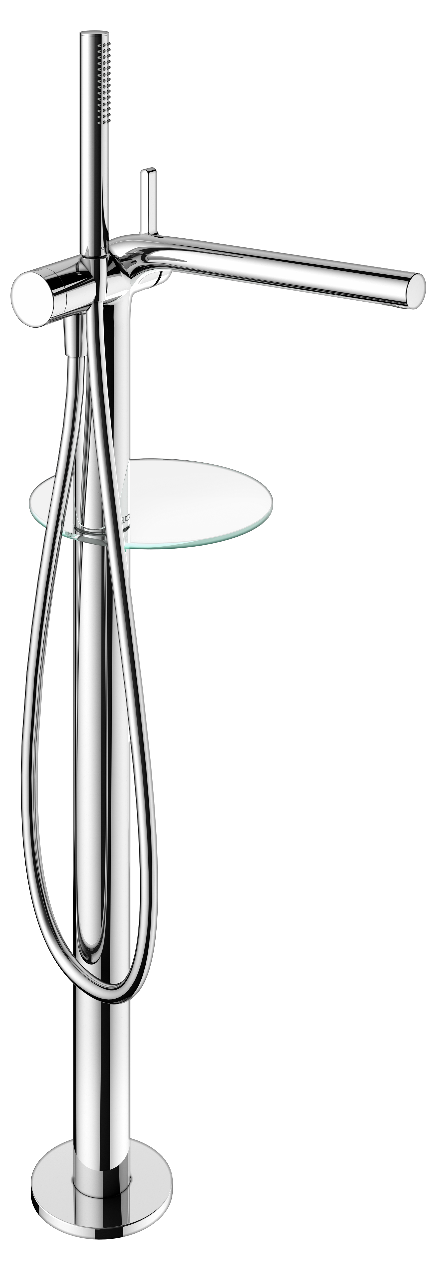 Keuco Edition 400 bateria wannowa wolnostojąca brąz szczotkowany 51527030100