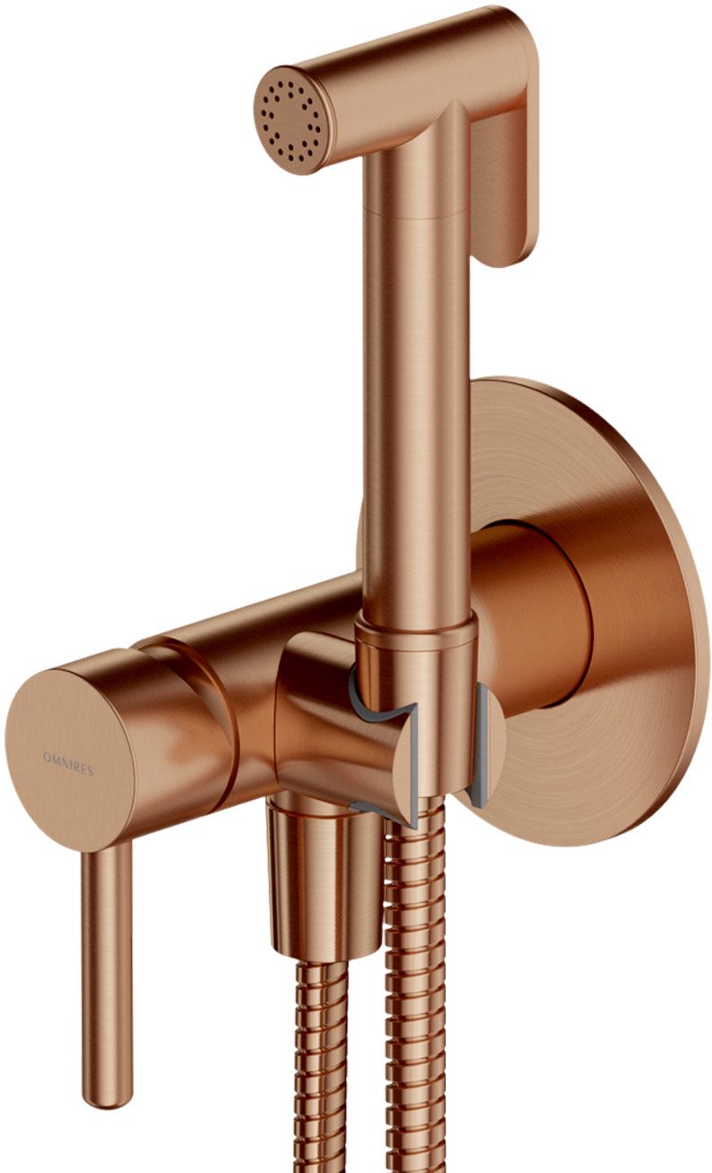Omnires Y bateria bidetowa podtynkowa miedź szczotkowana SYSYBI2CPB - Wysyłka w 24h