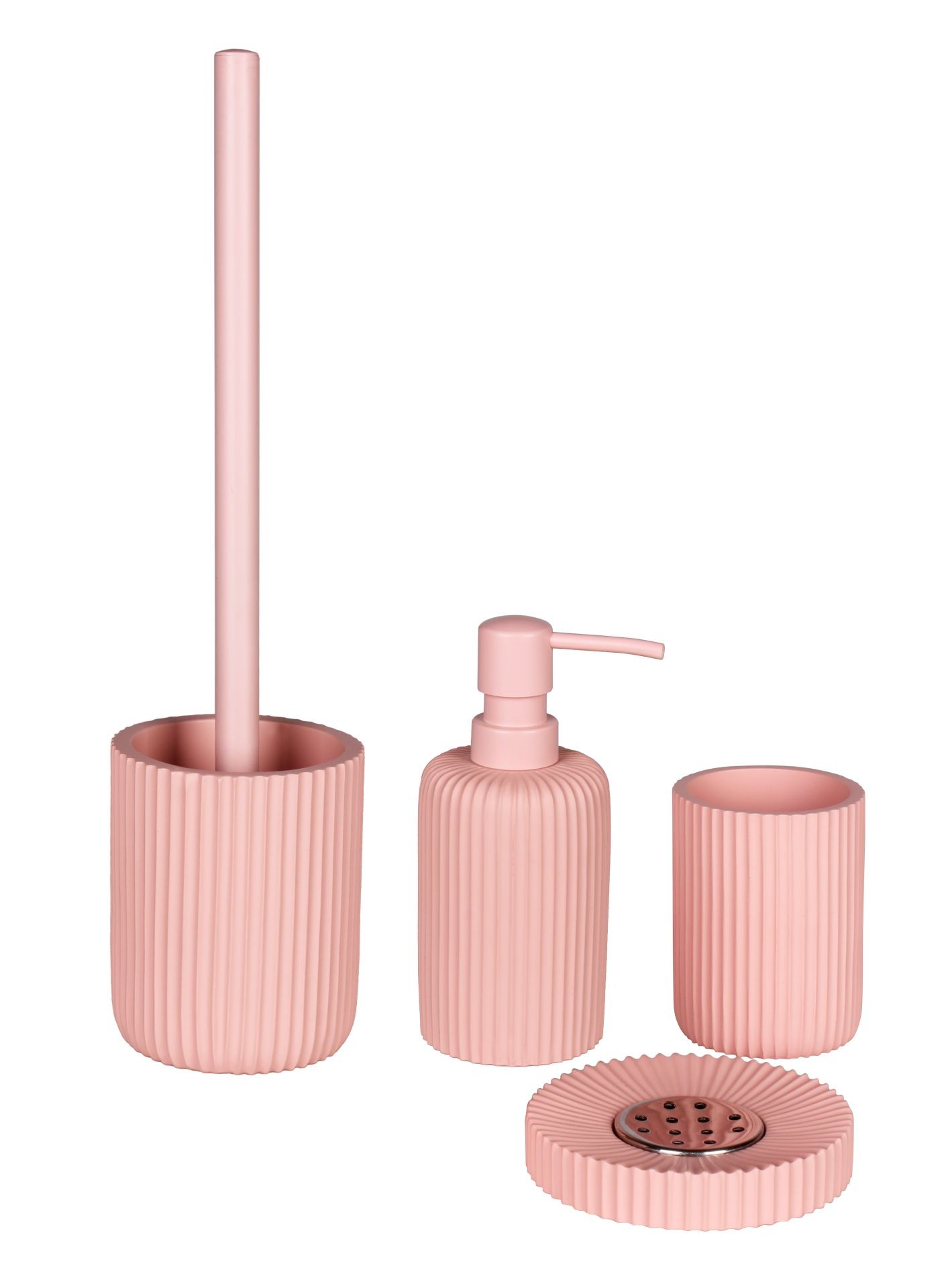 Splendid Crema mydelniczka stojąca różowa LA-CREMA-MYDELN-RÓŻ - Wysyłka w 24h