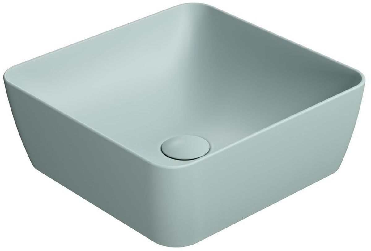 GSI Sand umywalka 38 cm nablatowa kwadratowa ghiaccio mat 903815