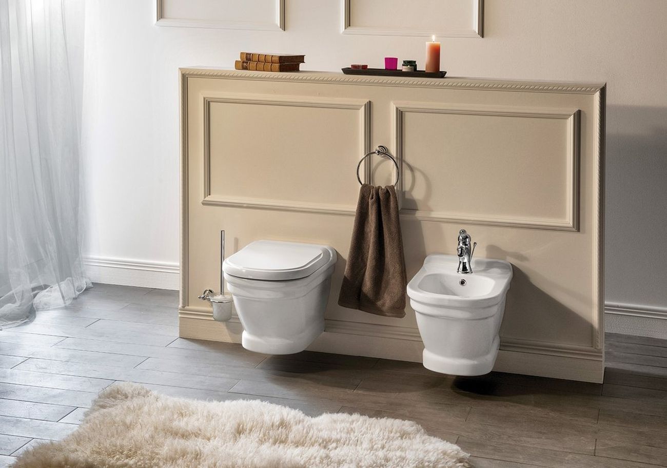 Creavit Antik bidet wiszący biały AN510