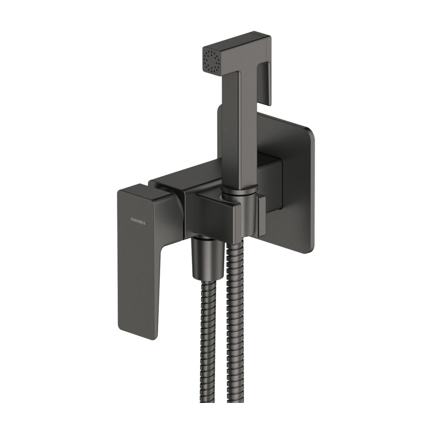 Omnires Parma bateria bidetowa z zestawem prysznicowym podtynkowa SYSPMBI2GR