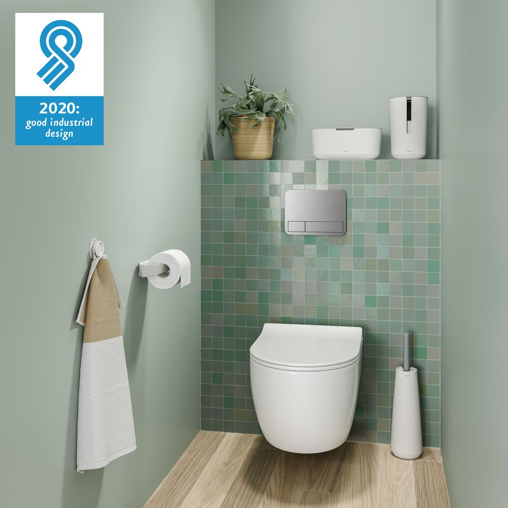 Tiger Tess pojemnik na papier toaletowy biały/jasnoszary 1329220146