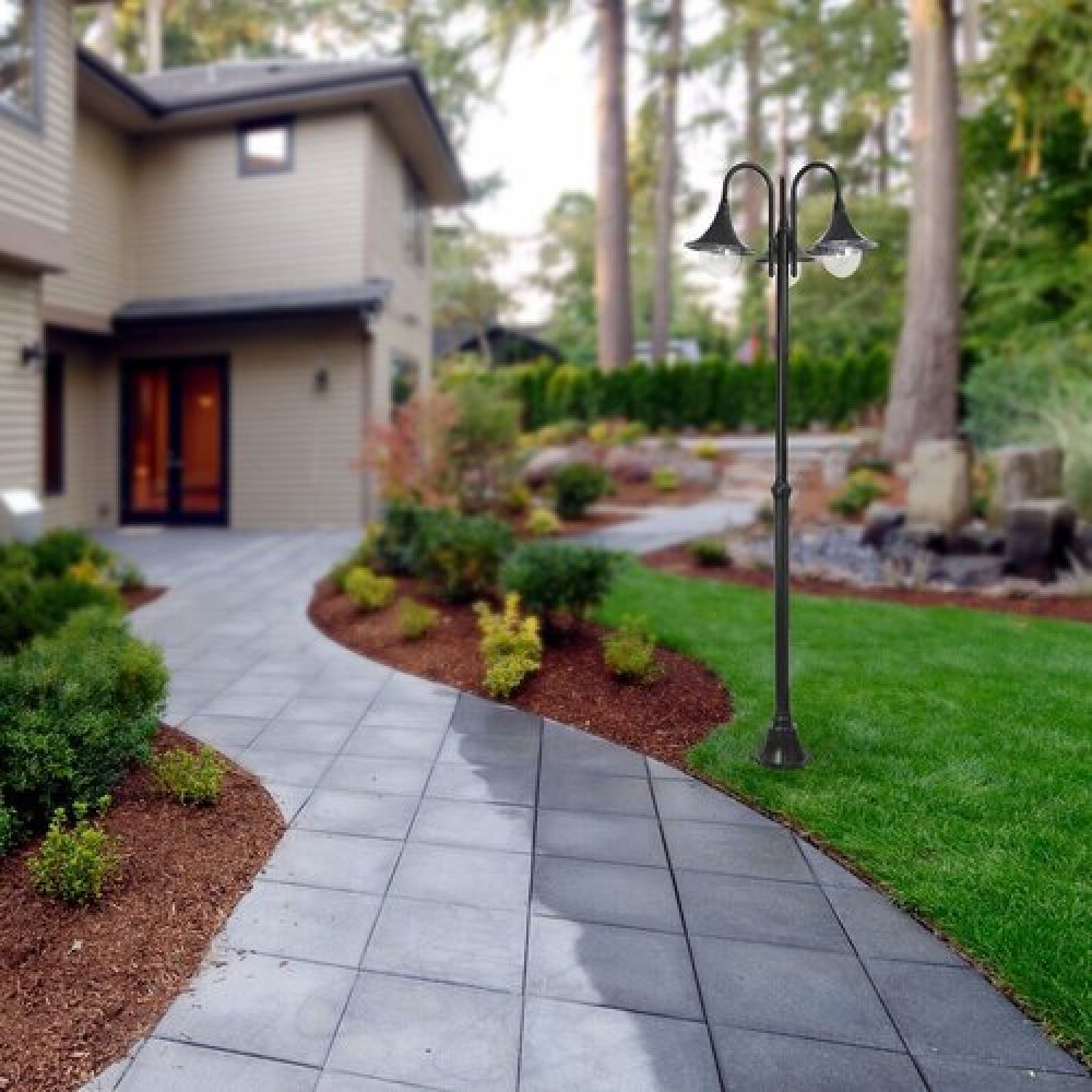 Rabalux Konstanz lampa stojąca zewnętrzna 3x100 W czarna 8248