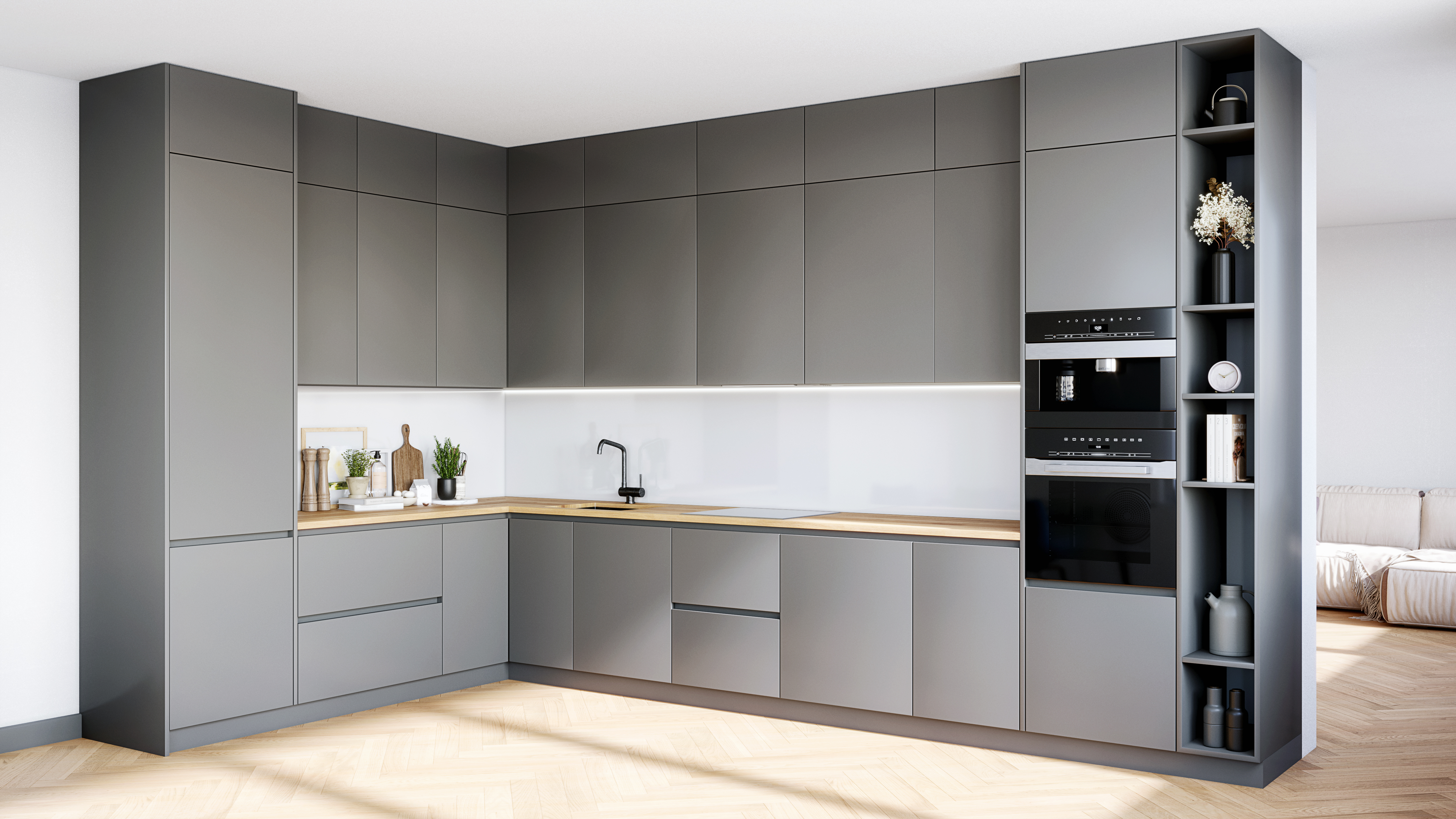 Globalo Design Viledo okap kuchenny 59,8 cm podszafkowy VILEDO_60_1_INOX