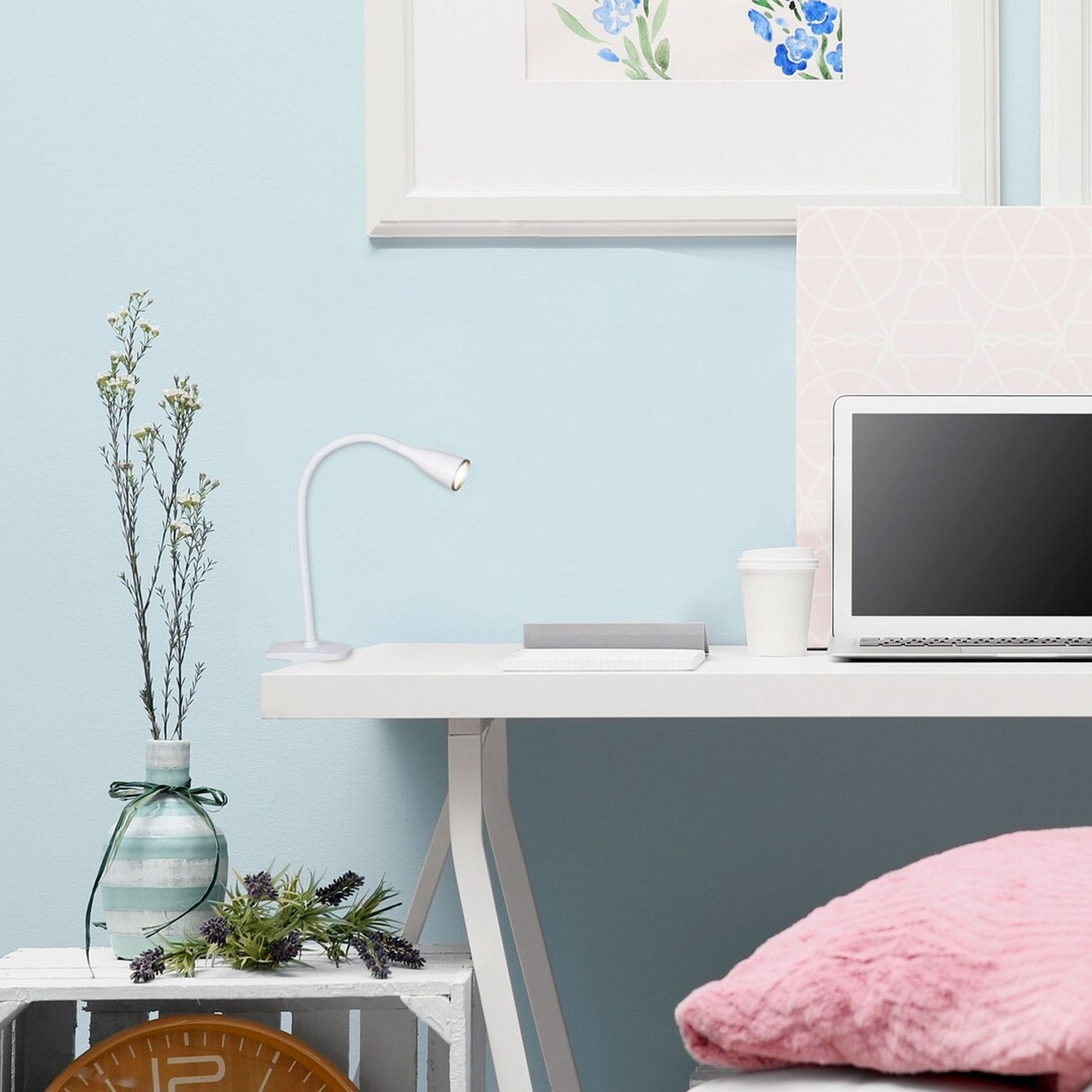 Rabalux Jeff lampa biurkowa 1x4,5W LED biały 4196