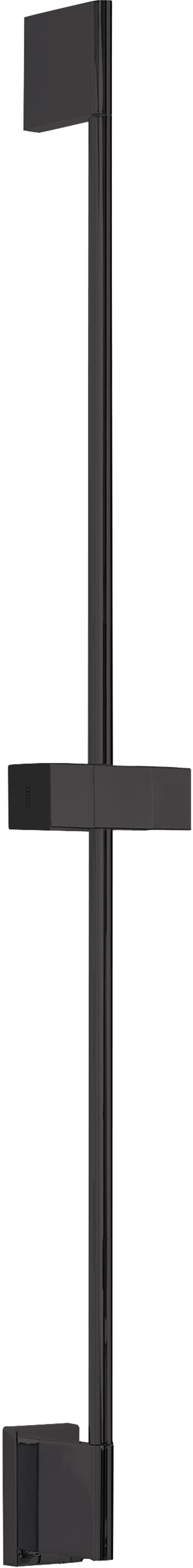 Tres Exclusive drążek prysznicowy 76 cm czarny mat 03493299NM