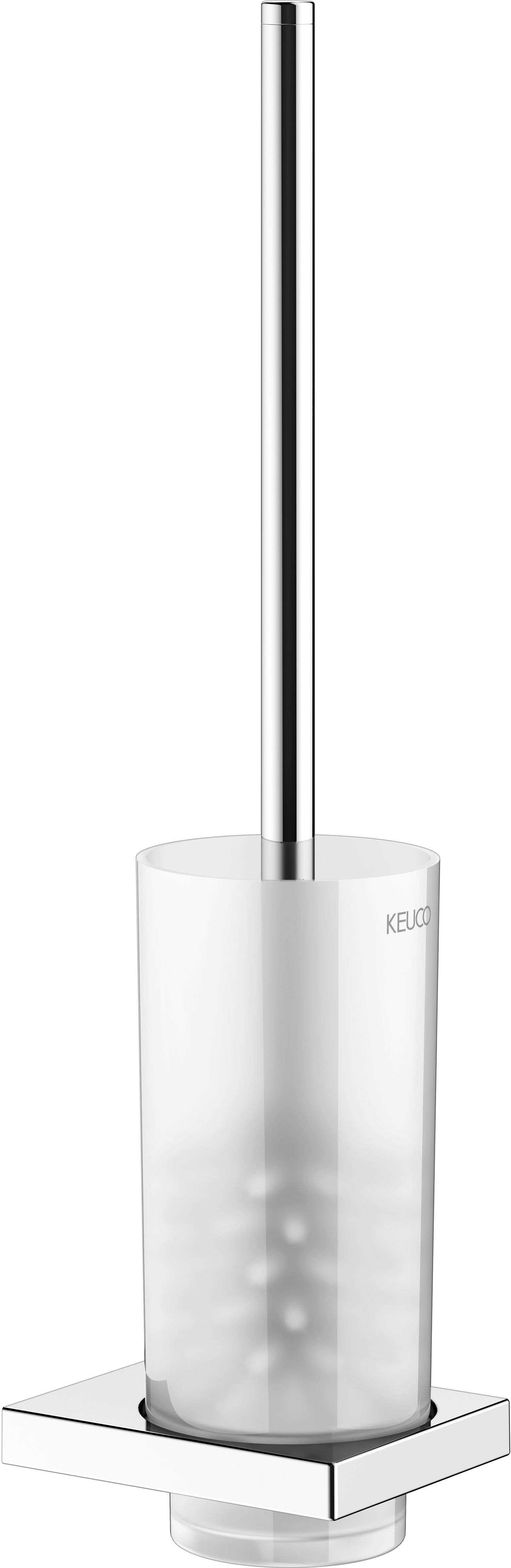 Keuco Edition 11 szczotka toaletowa ścienna szkło/nikiel szczotkowany 11164059000