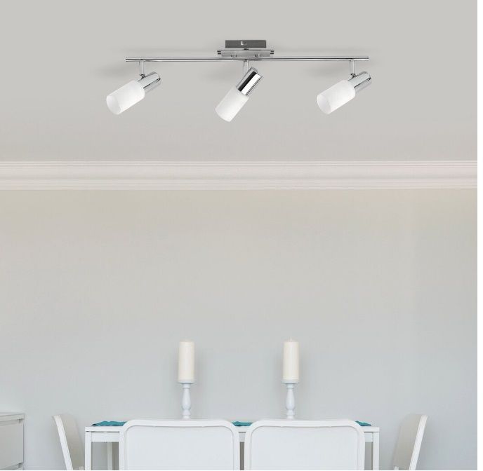 Rabalux Logan lampa podsufitowa 3x40 W biała-chrom 6098