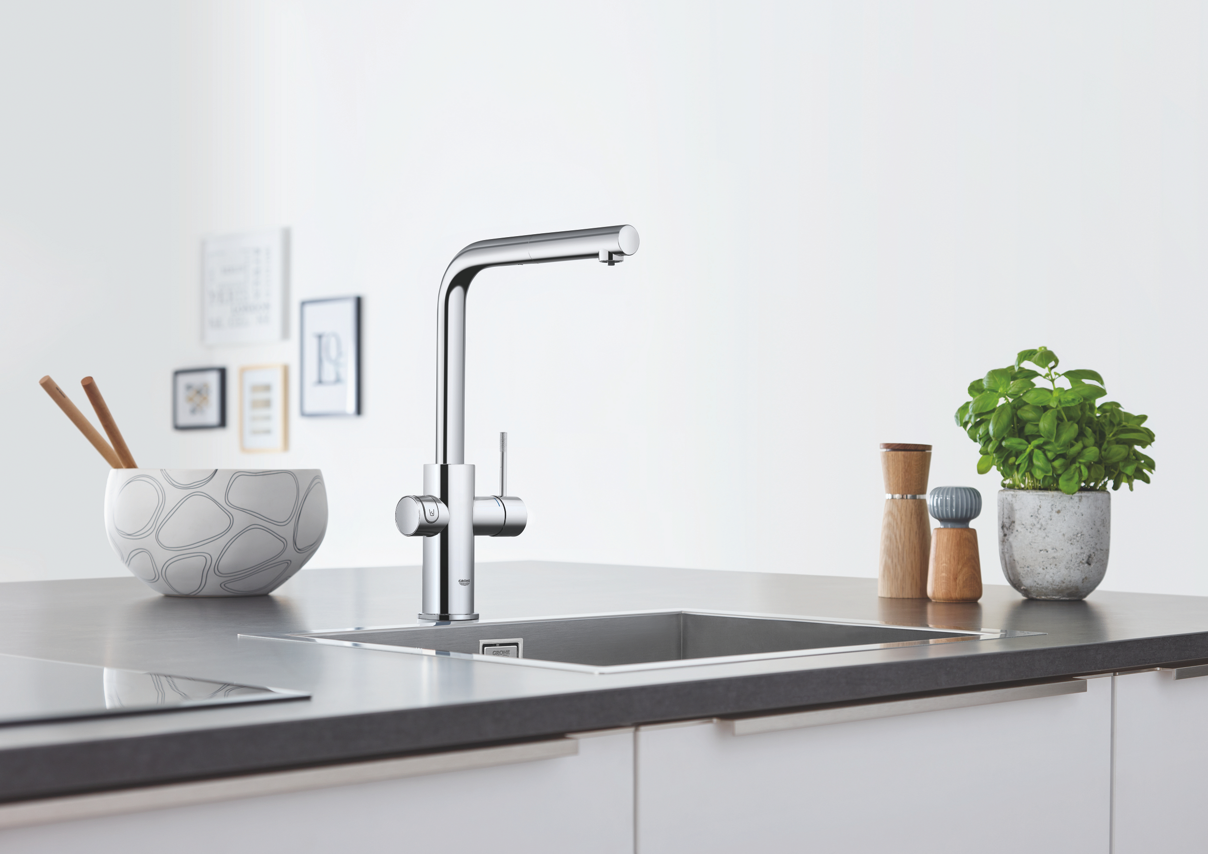 Grohe Blue Home zestaw startowy z baterią kuchenną chrom 31539000 - Wysyłka w 24h